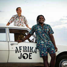 Load image into Gallery viewer, Jungle Night Printed Cotton Button Up Shirt