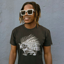 Load image into Gallery viewer, Porcupunk printed Cotton T-shirt