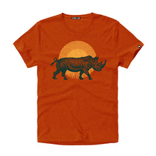 Load image into Gallery viewer, Rhino Sun printed Cotton T-shirt
