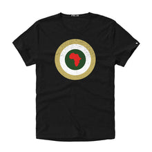 Load image into Gallery viewer, Roundel Africa printed Black Cotton T-shirt