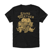 Load image into Gallery viewer, Stand Together printed Cotton T-shirt