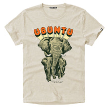 Load image into Gallery viewer, Ubuntu Family printed stone Cotton T-shirt