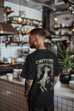 Load image into Gallery viewer, Caffeine Cotton Printed Cotton Box Fit T-shirt