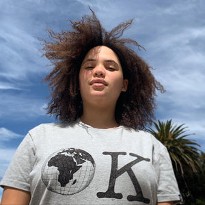 OK Earth Printed Cotton T-shirt