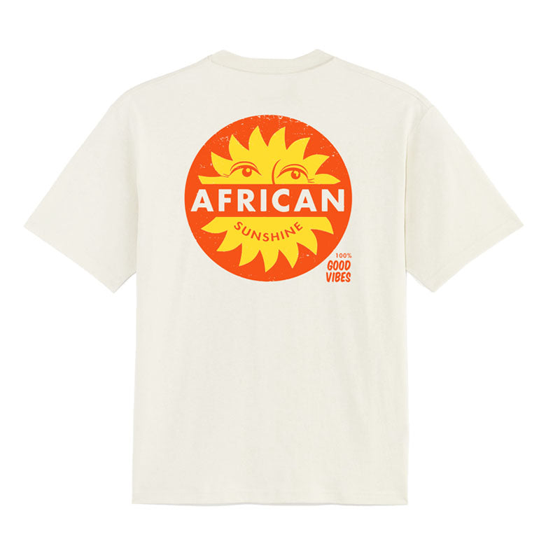 African Sunshine Printed Cotton Box Fit T-shirt