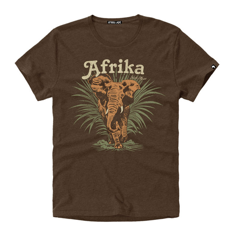 Afrika Elephant printed Cotton T-shirt - Main Image