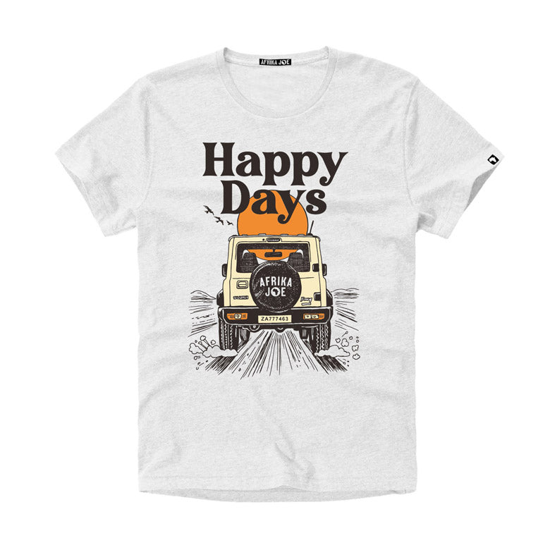 Happy Days printed Cotton T-shirt