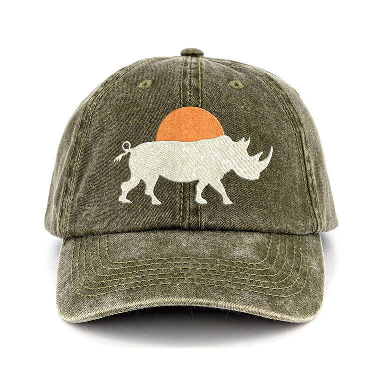 Rhino Washed Panel Cap – AfrikaJoe