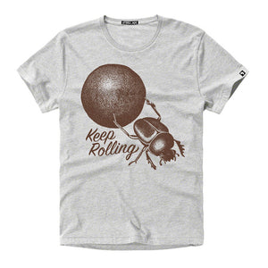 Keep Rolling printed Cotton T-shirt