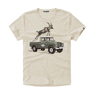 Kudu Rover printed Cotton T-shirt