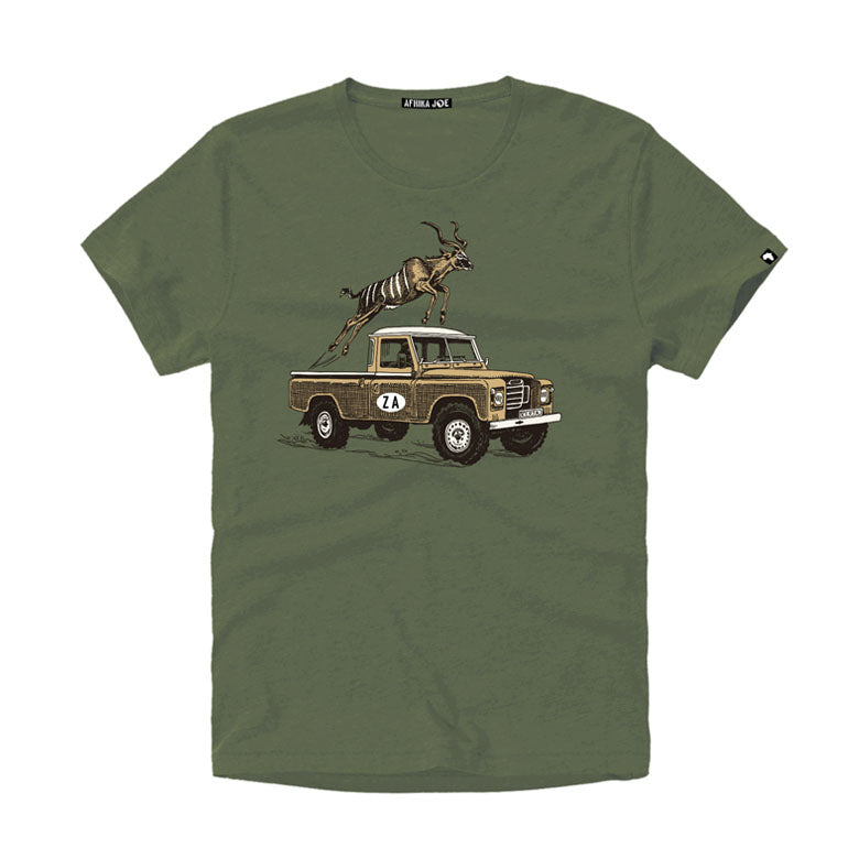 Kudu Rover printed Cotton T-shirt