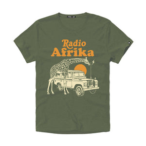 Radio Afrika printed Cotton T-shirt