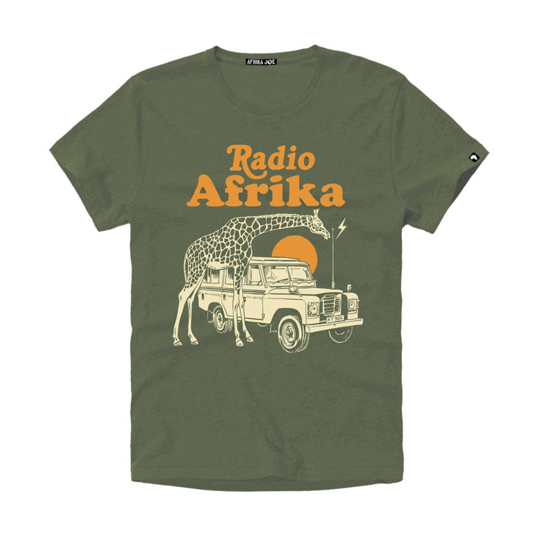 Radio Afrika printed Cotton T-shirt