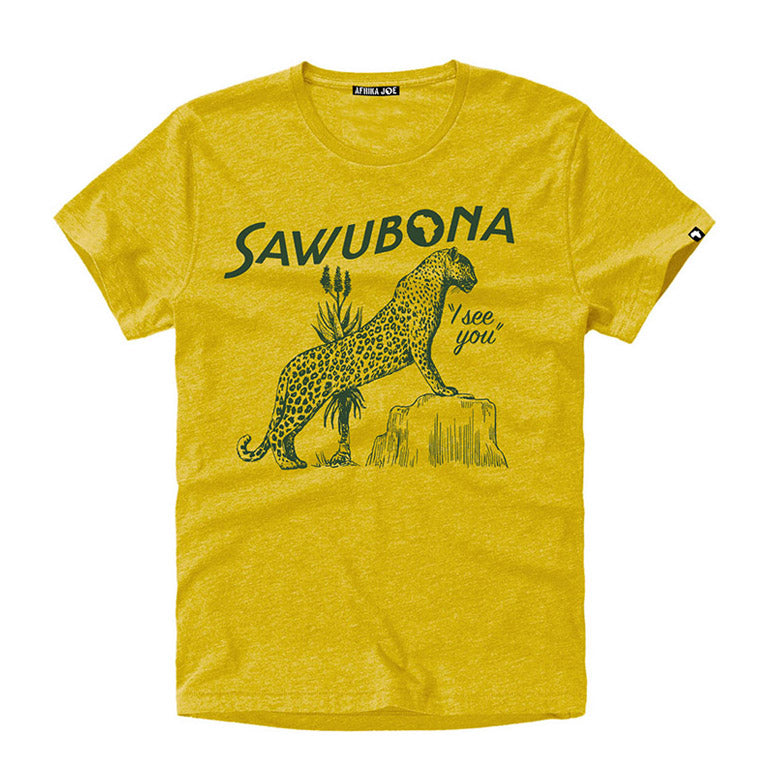 Sawubona printed Cotton T-shirt