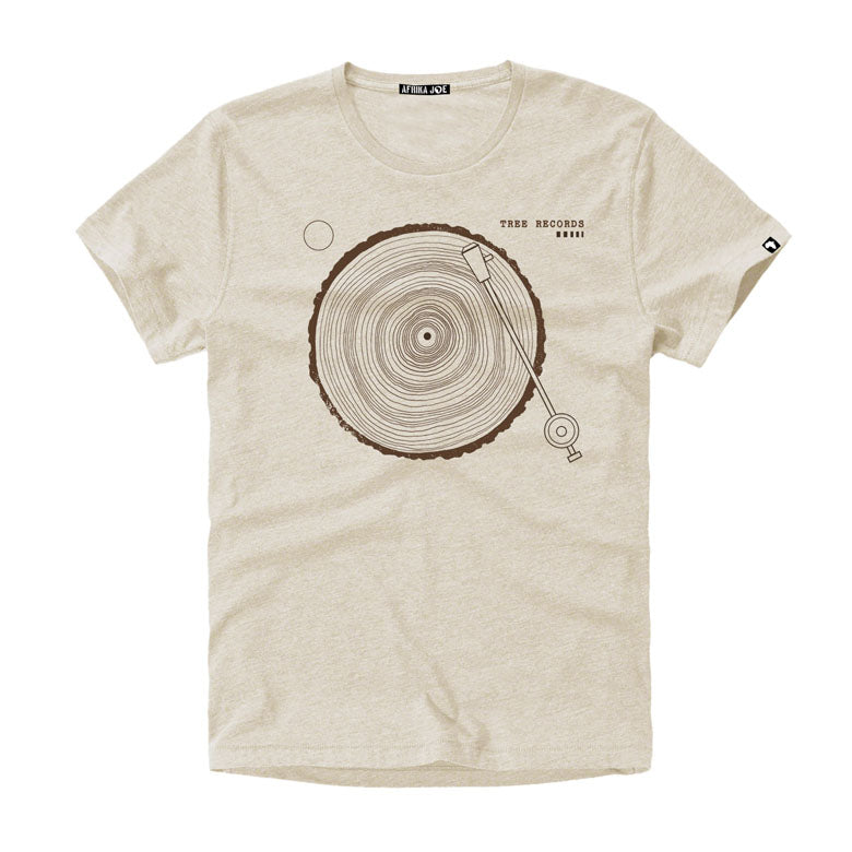 Tree Records printed Cotton T-shirt