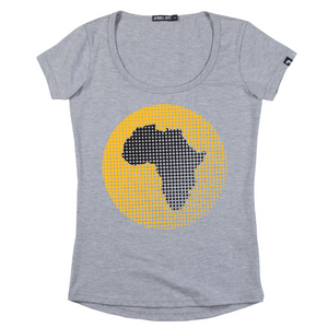 Dot Africa Printed Cotton T-shirt