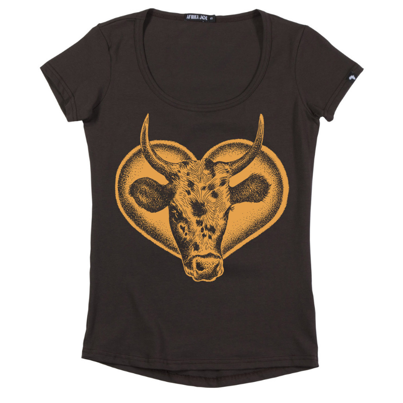 Nguni Printed Cotton T-shirt