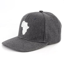 Load image into Gallery viewer, 6 Panel Continent Charcoal Cap
