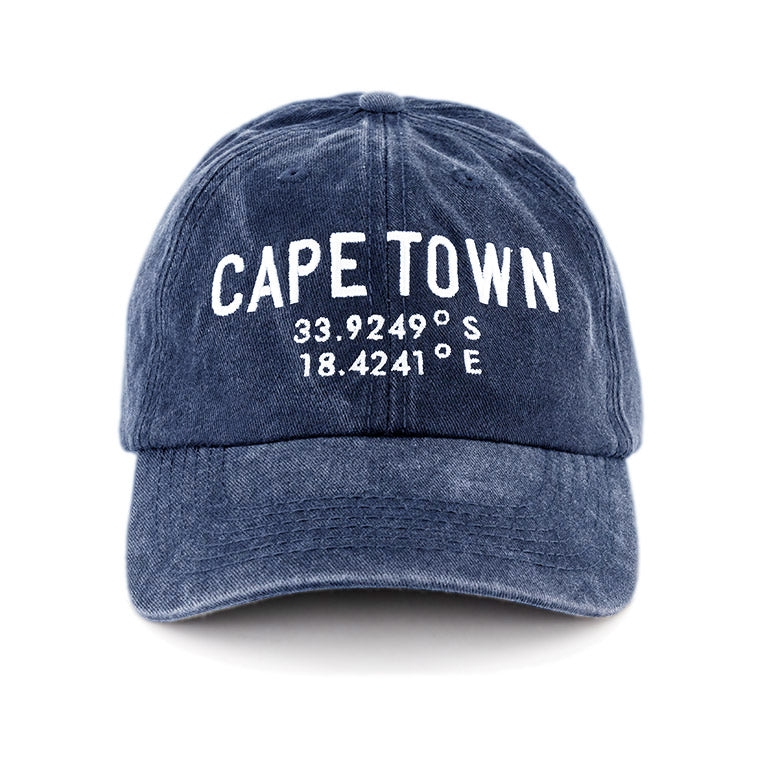 Washed Cape Coordinates cap