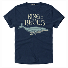 Load image into Gallery viewer, King of the blues Printed Cotton T-shirt
