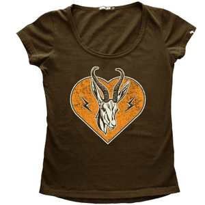 Love Springbok Printed Cotton T-shirt