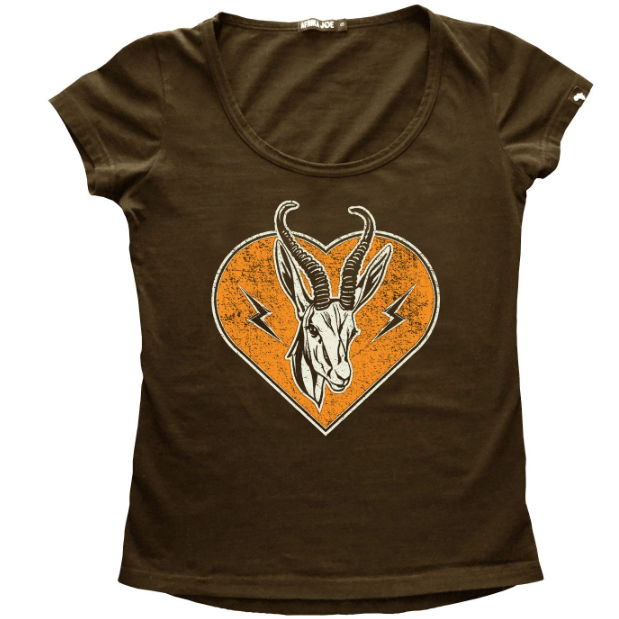 Love Springbok Printed Cotton T-shirt