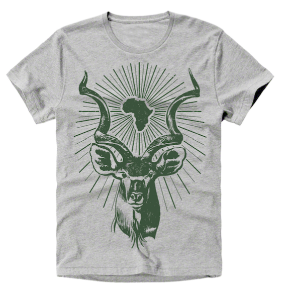 Kudu Ray Printed Cotton T-shirt